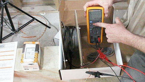 ditra cable testing test 3 insulation resistance
