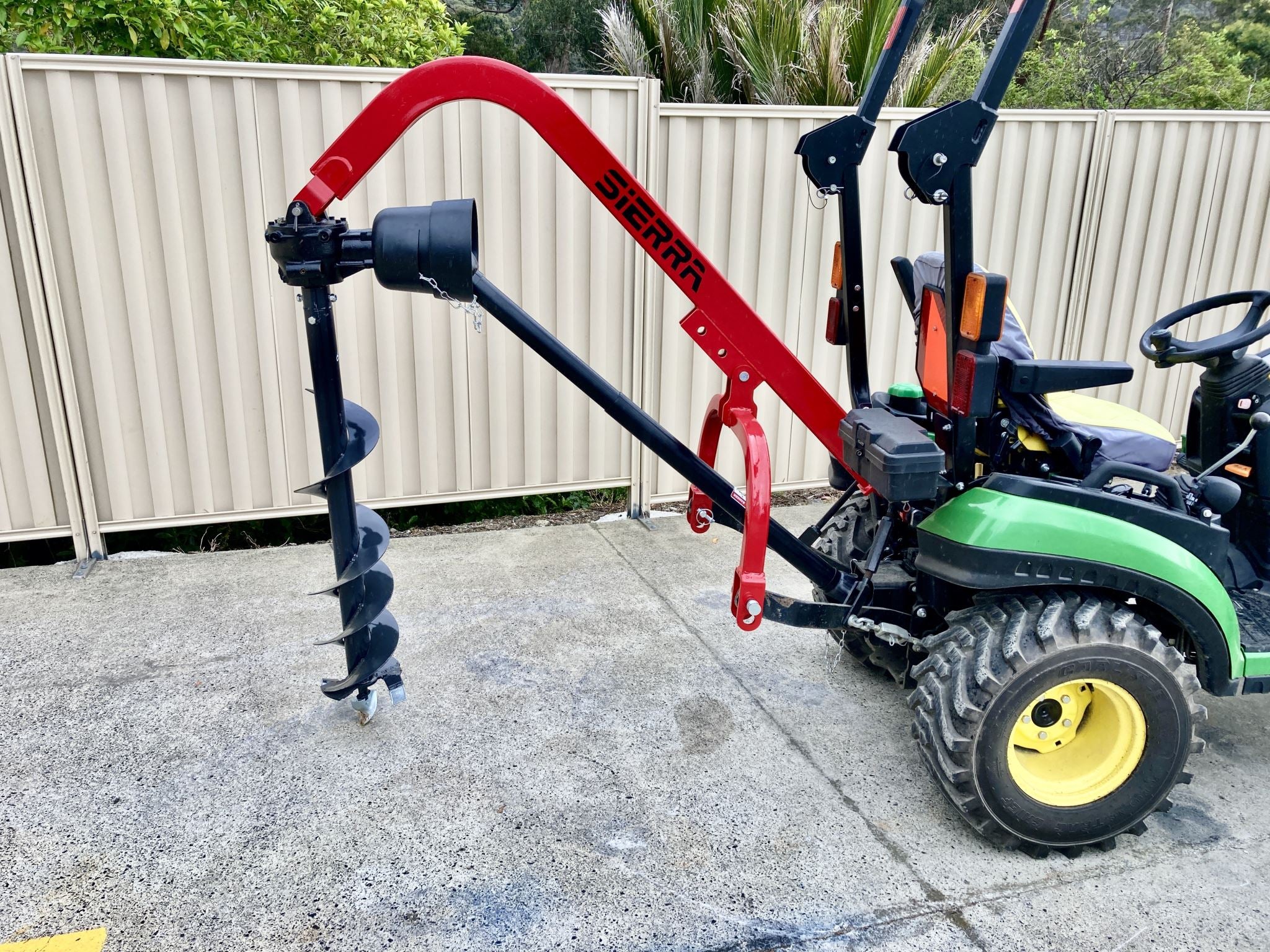 Sierra Post Hole Borer compact tractors (No Auger) Implements Direct