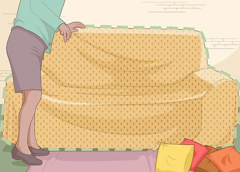 How to cover a sofa