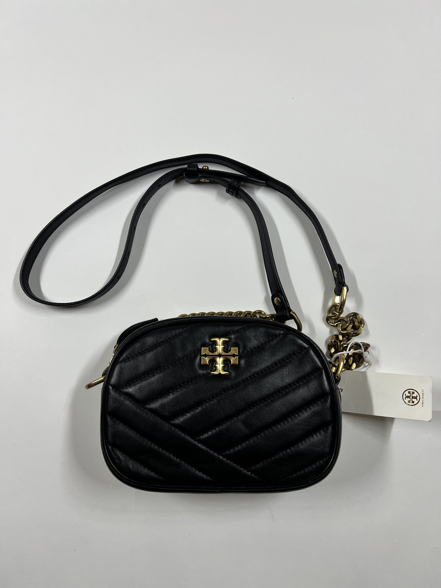 Bolsa Crossbody Negra en Piel Kira Chevron Small TORY BURCH – Sandro Rohena