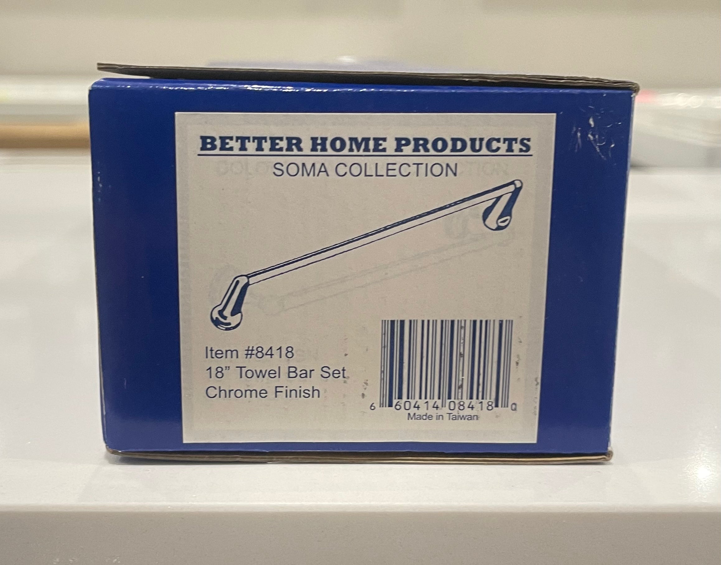 Better Home Products Towel Bar Chrome