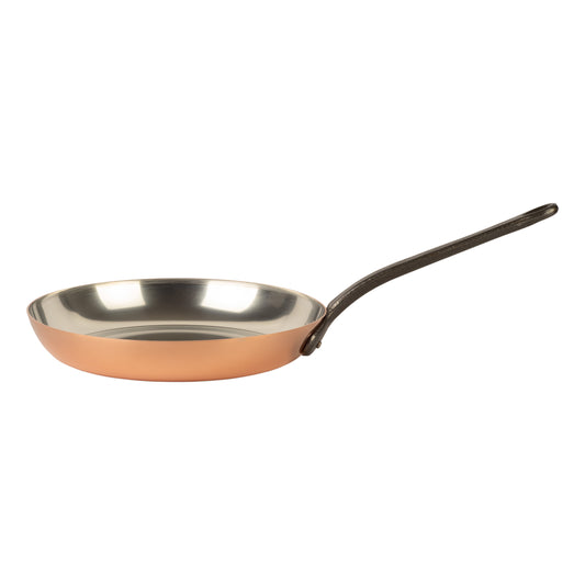 Cuisine Romefort | copper soup pot with lid Ø 9.5 in, 6.3 qt | tinned  copper stockpot | cooking pot with high walls