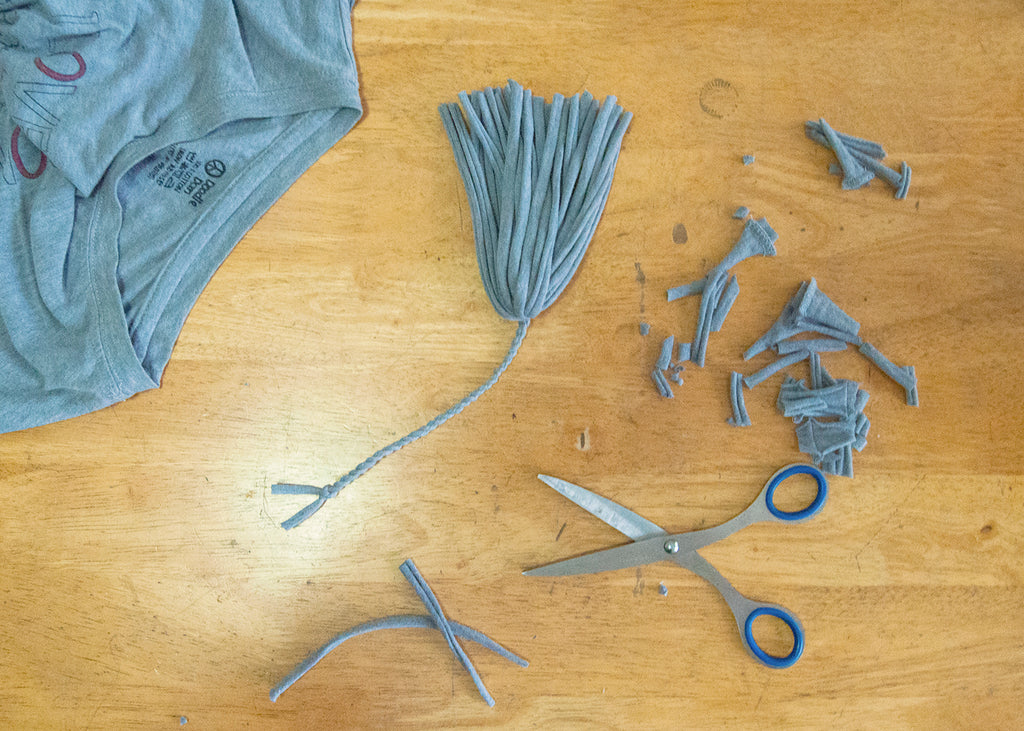 No-Hassle Tassels: The Easiest Way to Upcycle Your Old Shirts