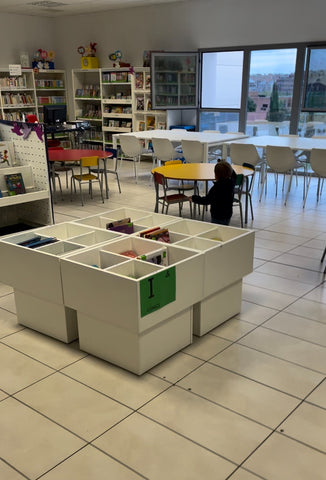 sala infantil en biblioteca municipal de madrid