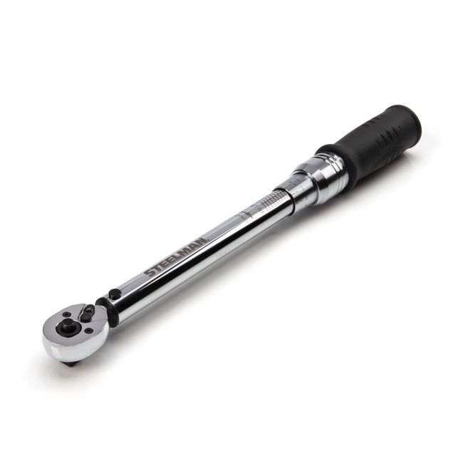 Steelman Pro 1/2-Inch Drive 32-Tooth Heavy Duty Adjustable Torque Wrench,  30-250 Foot-Pounds – Steelman Tools