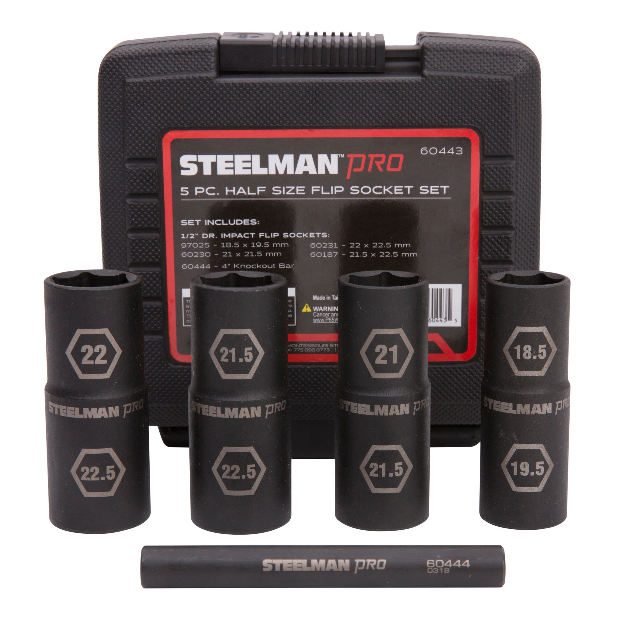 Steelman 1/2-Inch Drive X 17Mm Lug Nut Impact Socket For Mercedes