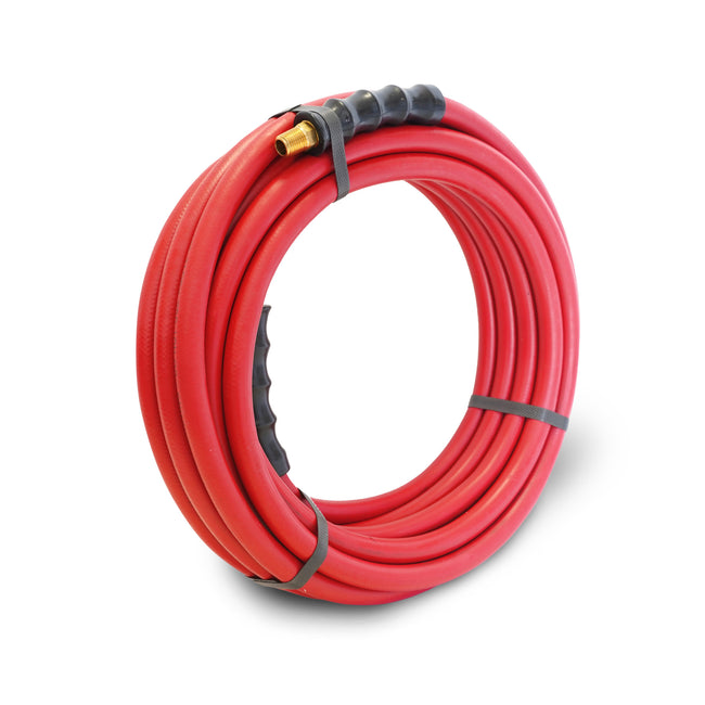 Vibrant Yard Company 15sh 15-inch Short Air Compressor Hose: 1/4 male NPT to 1/4 male NPT Connections (Lead-Free Brass)