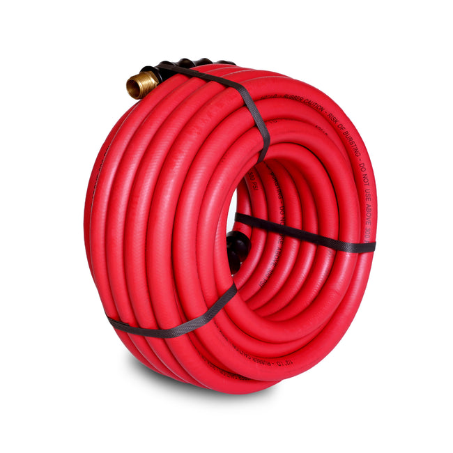 Steelman Enclosed Spring Pneumatic Hose Reel With 50-Foot Hose