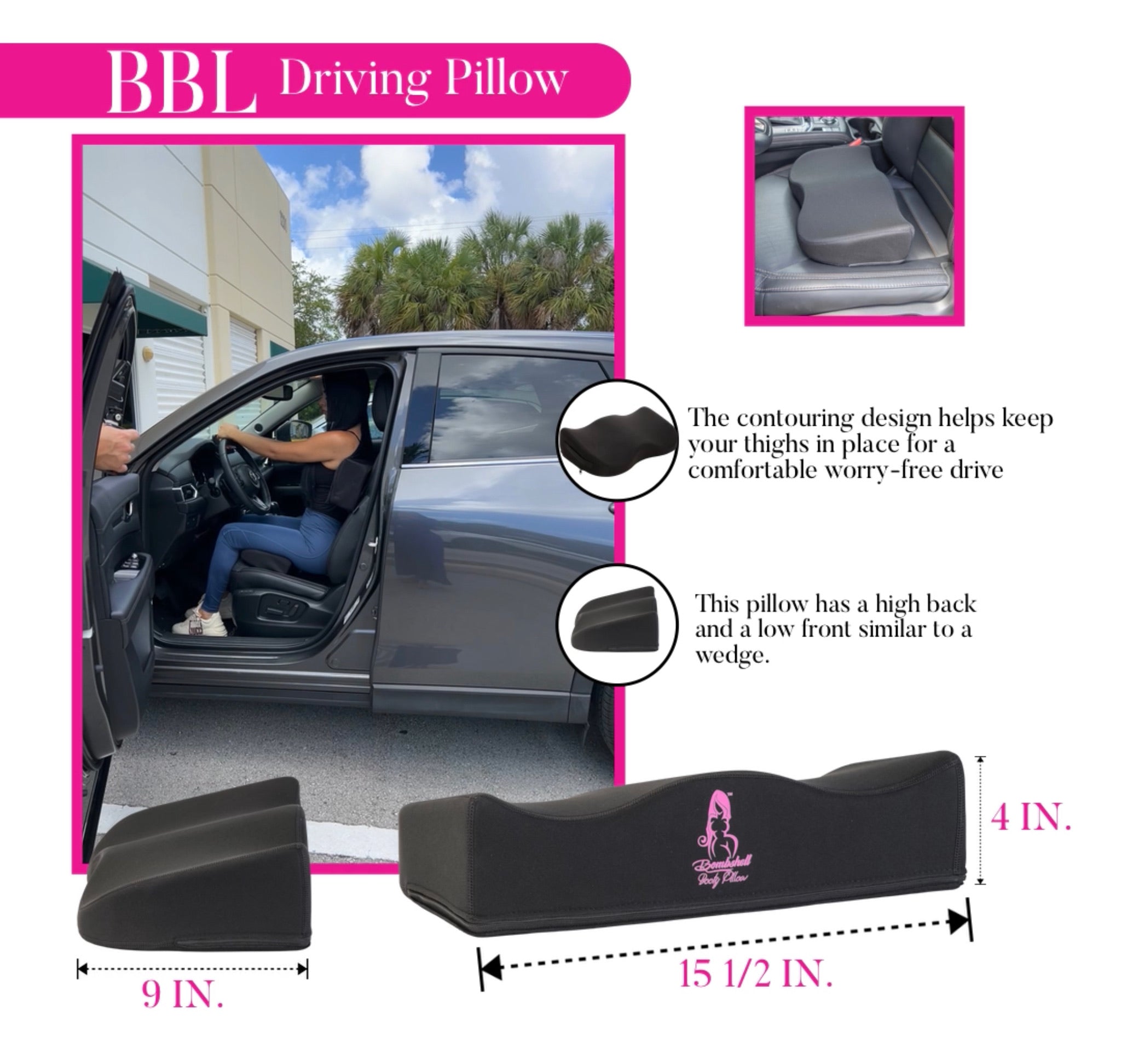 BBL pillow for driving,car Booty Pillow,BBL recovery pillow,Brazilian Butt  Lift