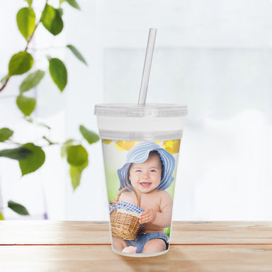 Wholesale DIY Photo Insert Tumbler with Straw — Neil Enterprises Inc.