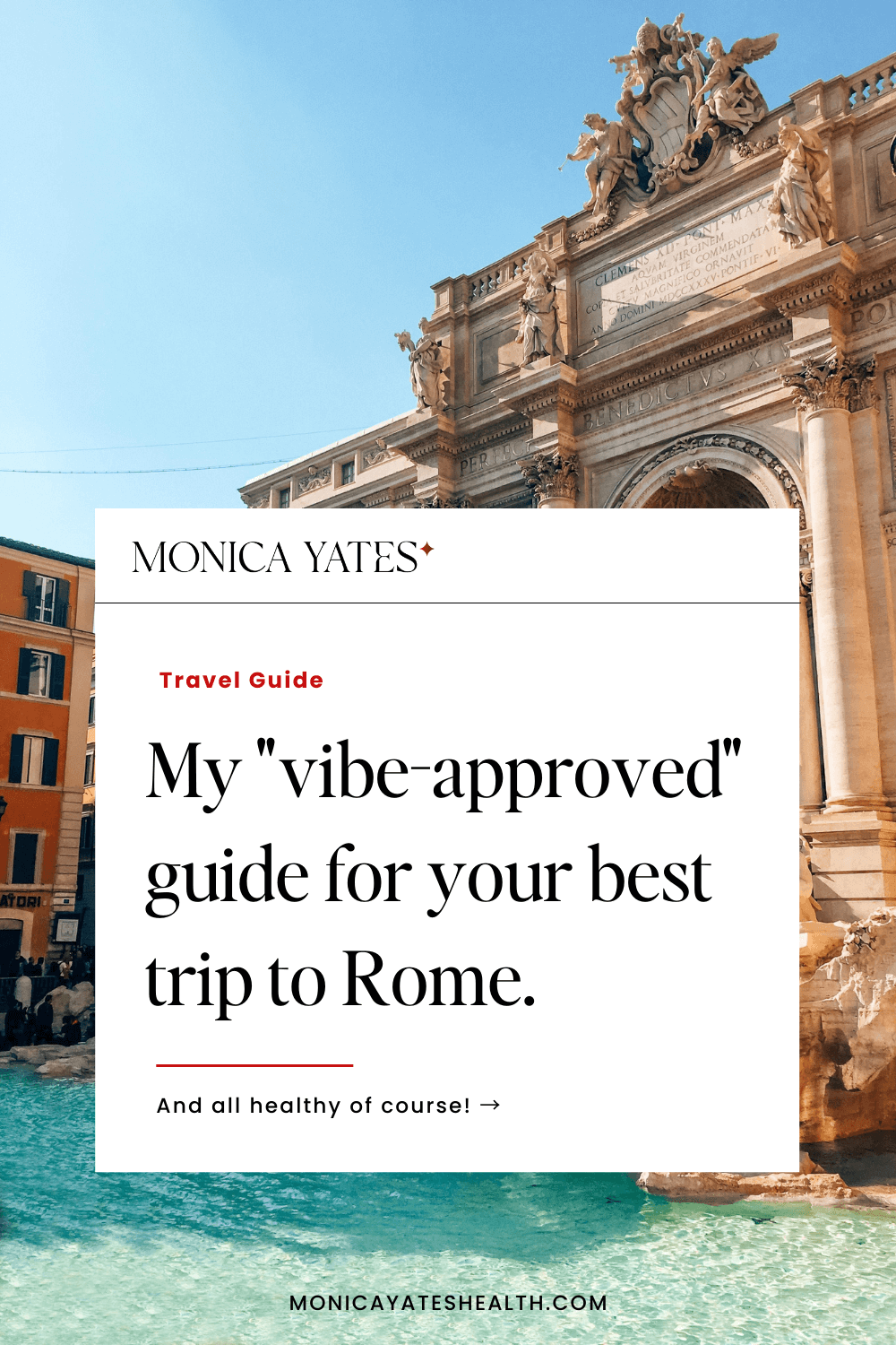 travel guide rome healthy
