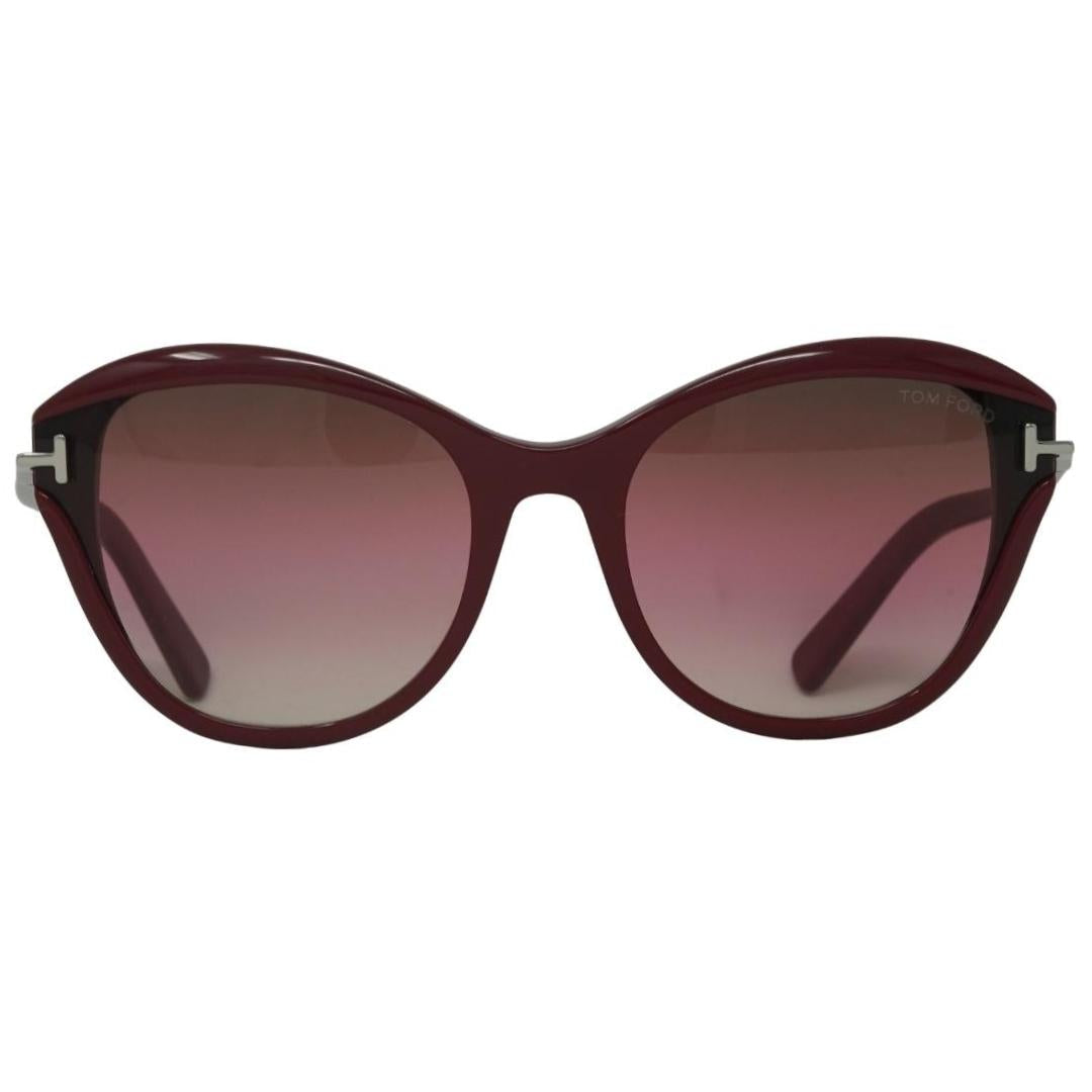 Tom Ford Leigh FT0850 69F Red Sunglasses - XKX LONDON
