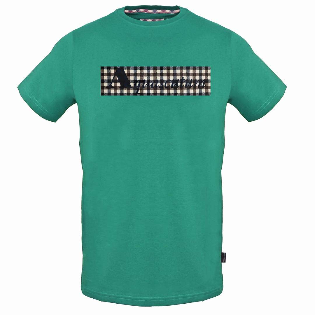 Aquascutum TSIA07 32 Green T Shirt XKX LONDON