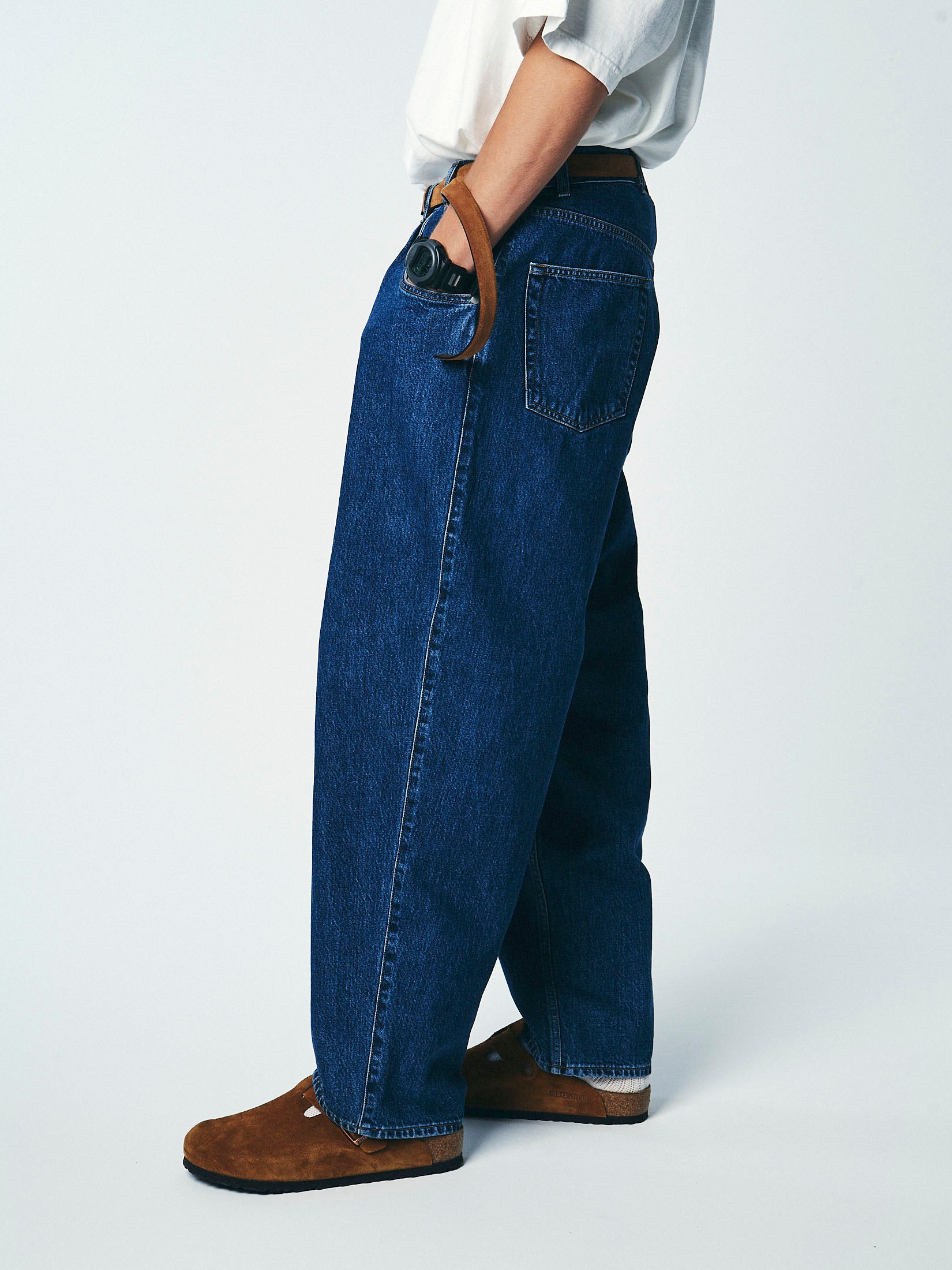 SEDAN ALL-PURPOSE OVAL LOGO DENIM PANT | labiela.com