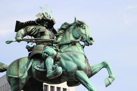 Statue of Samurai "Kusunoki Masanari" in the Tokyo Imperial Palace