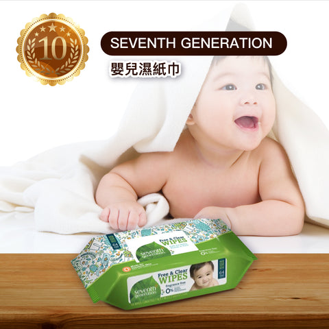 SEVENTH GENERATION Free and Clear Baby Wipes