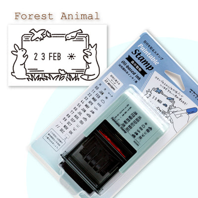 MIDORI Rotating Paintable date stamp -cat- – Fantastic Japan