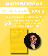 Festival du livre de Paris - Mathieu Vivion