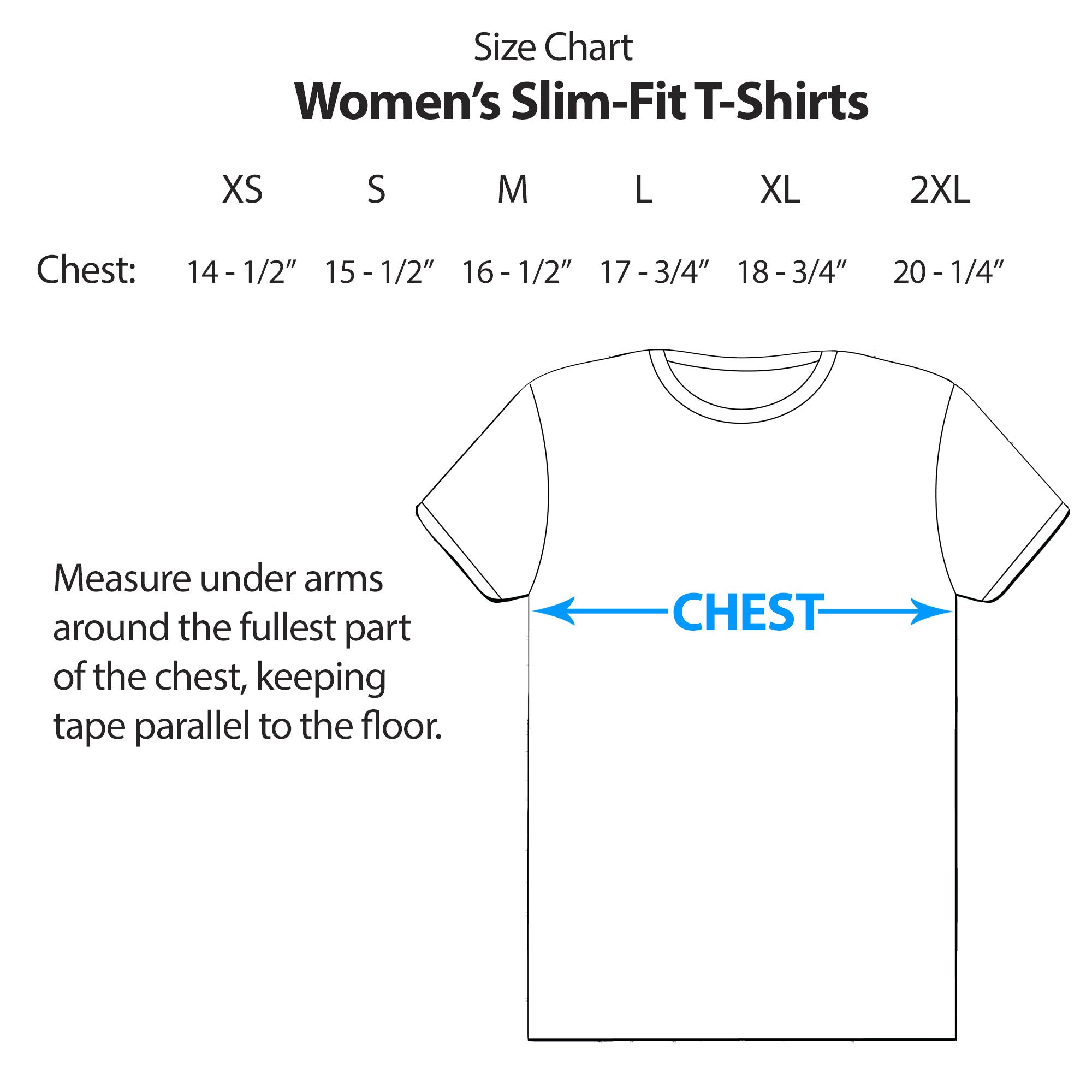 Usa T Shirt Size Chart