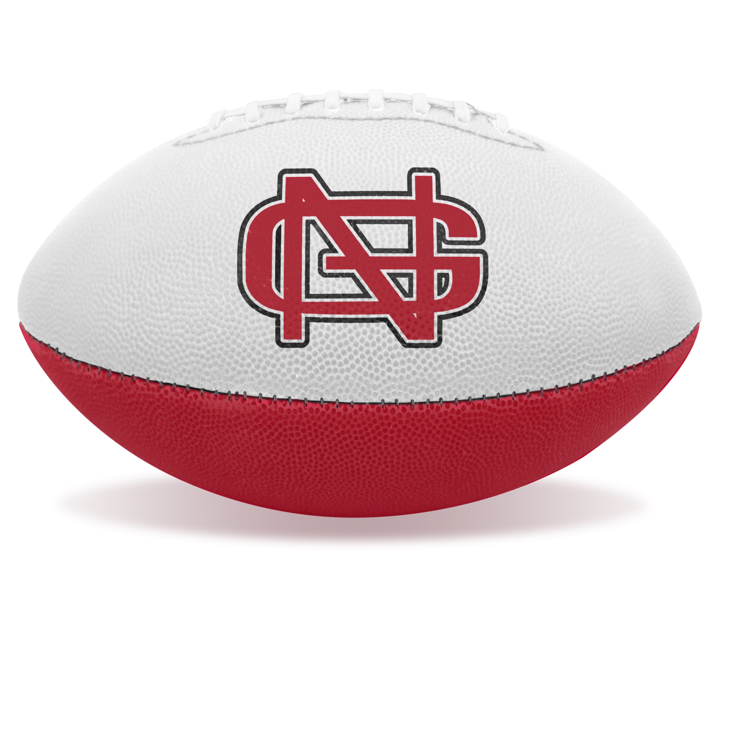 Full-Color Foam 6" Football, Red/White - North Greenville University Ca product image