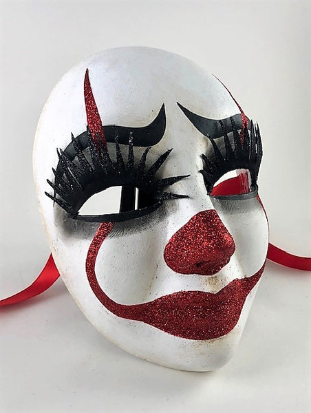 Volto Pagliaccio “Lashes” The Venetian Clown – Visions of Venice