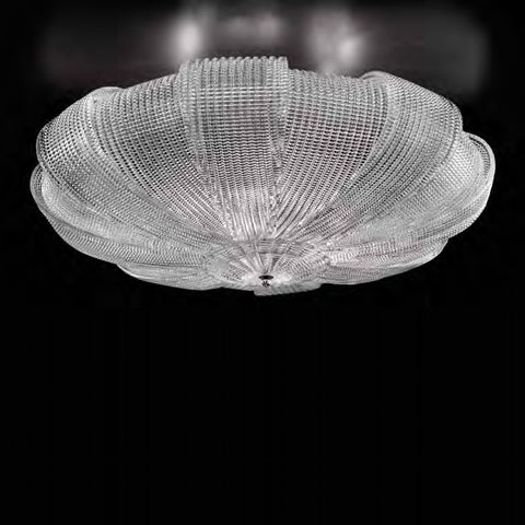 Murano Glass Ceiling Light Plafoniera New Montreal Overlap