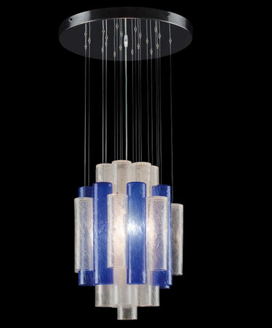 Murano Glass Hanging Tube Ceiling Light Pelegoso Glass Visions