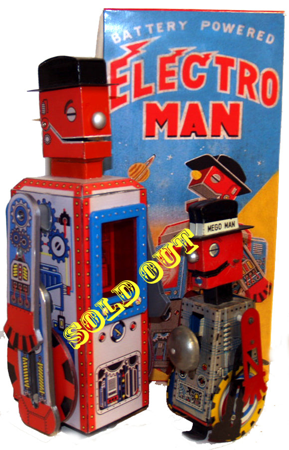 Electroman Robot Limited Edition Lithographed Metal Print