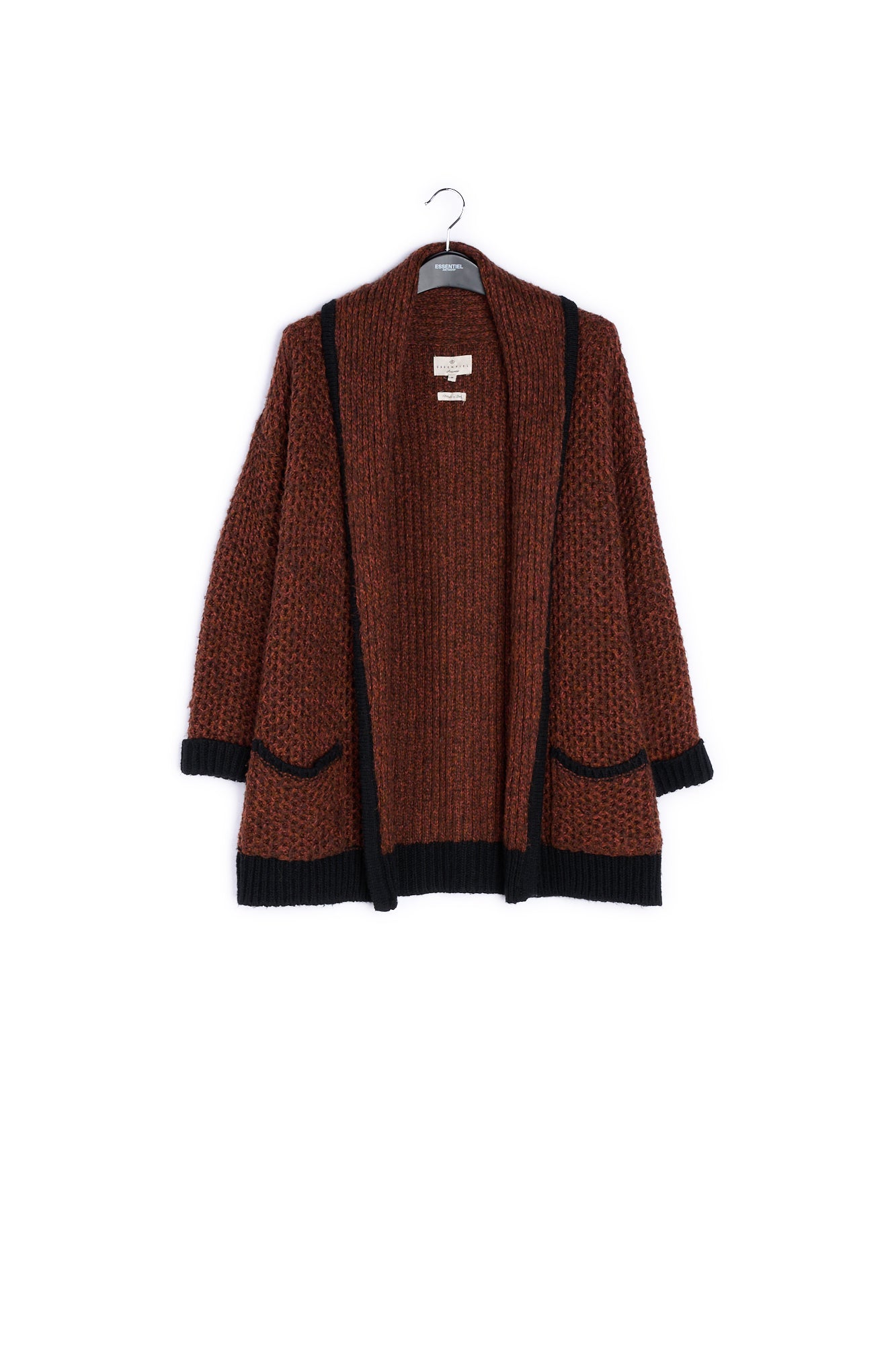 Brown cardigan