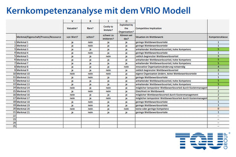 VRIO Modell