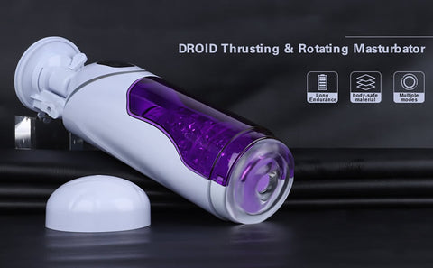 10 shock 10 Speed Thrust Automatic Masturbator Built-in Suction Cup-6