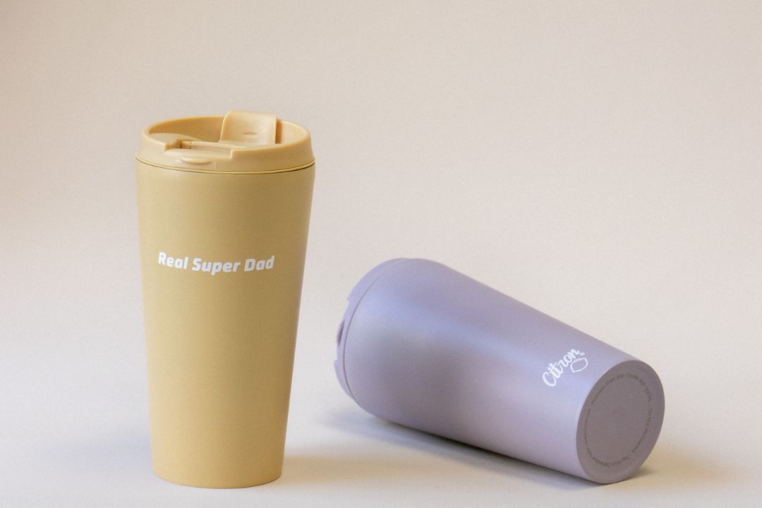 Reusable travel mugs