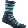 Darn Tough Womens Decade Stripe Micro Crew Midweight Sock with Cushion 1994