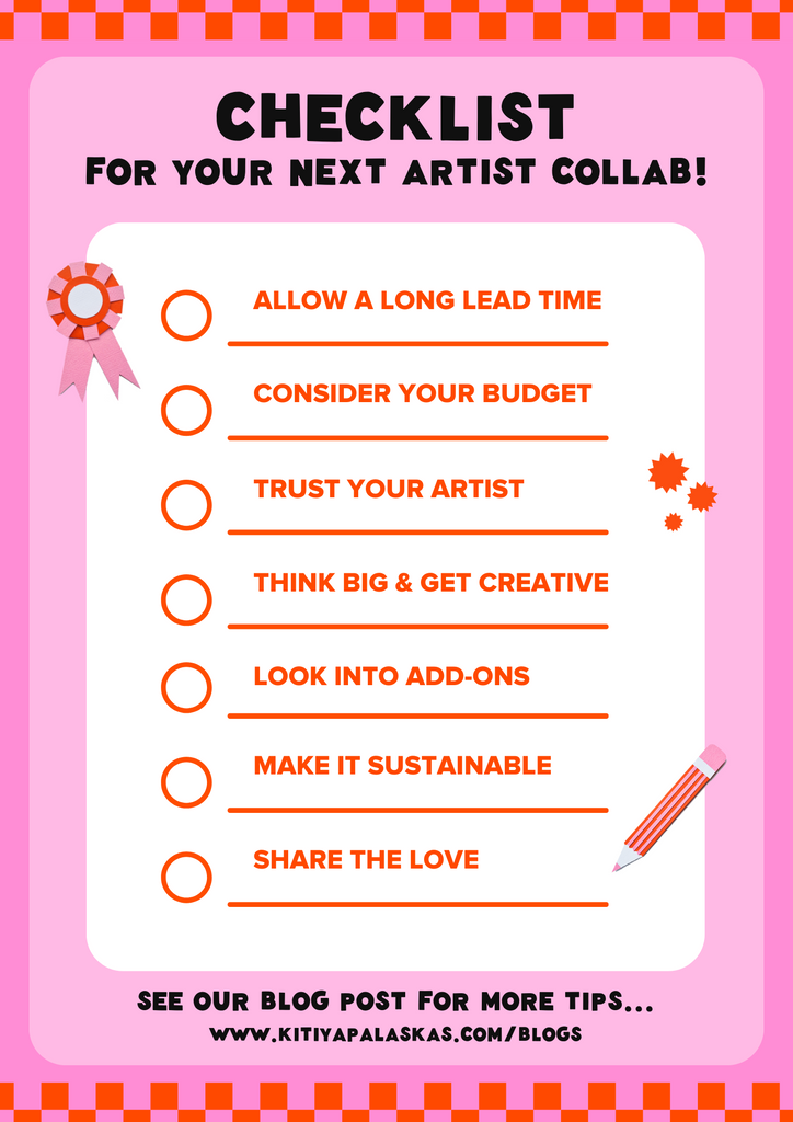 A checklist for working with artists on collaborations