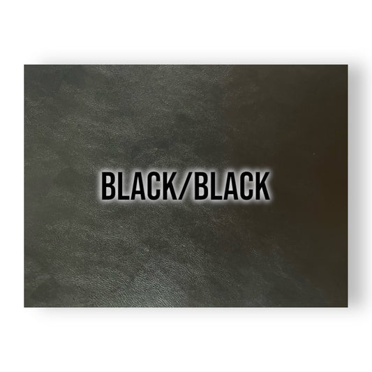 Rawhide/Black Hexagon Leatherette Blank Set of 15 Adhesive Backed
