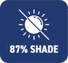 55 percent shade
