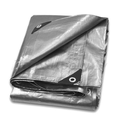 Heavy Duty Silver Poly Tarps