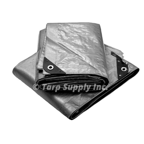 Super Heavy Duty Silver Poly Tarps In Bulk