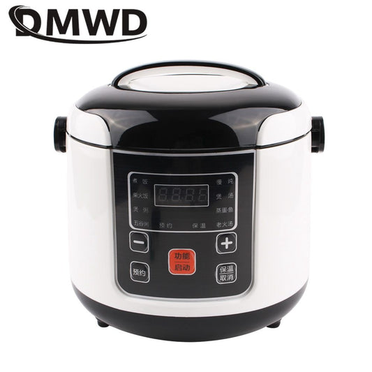 220V 1.2L Cute Mini Rice Cooker Small 1-2 Person Rice Cooker Household  Single Kitchen Small Household Appliances WIth Handle