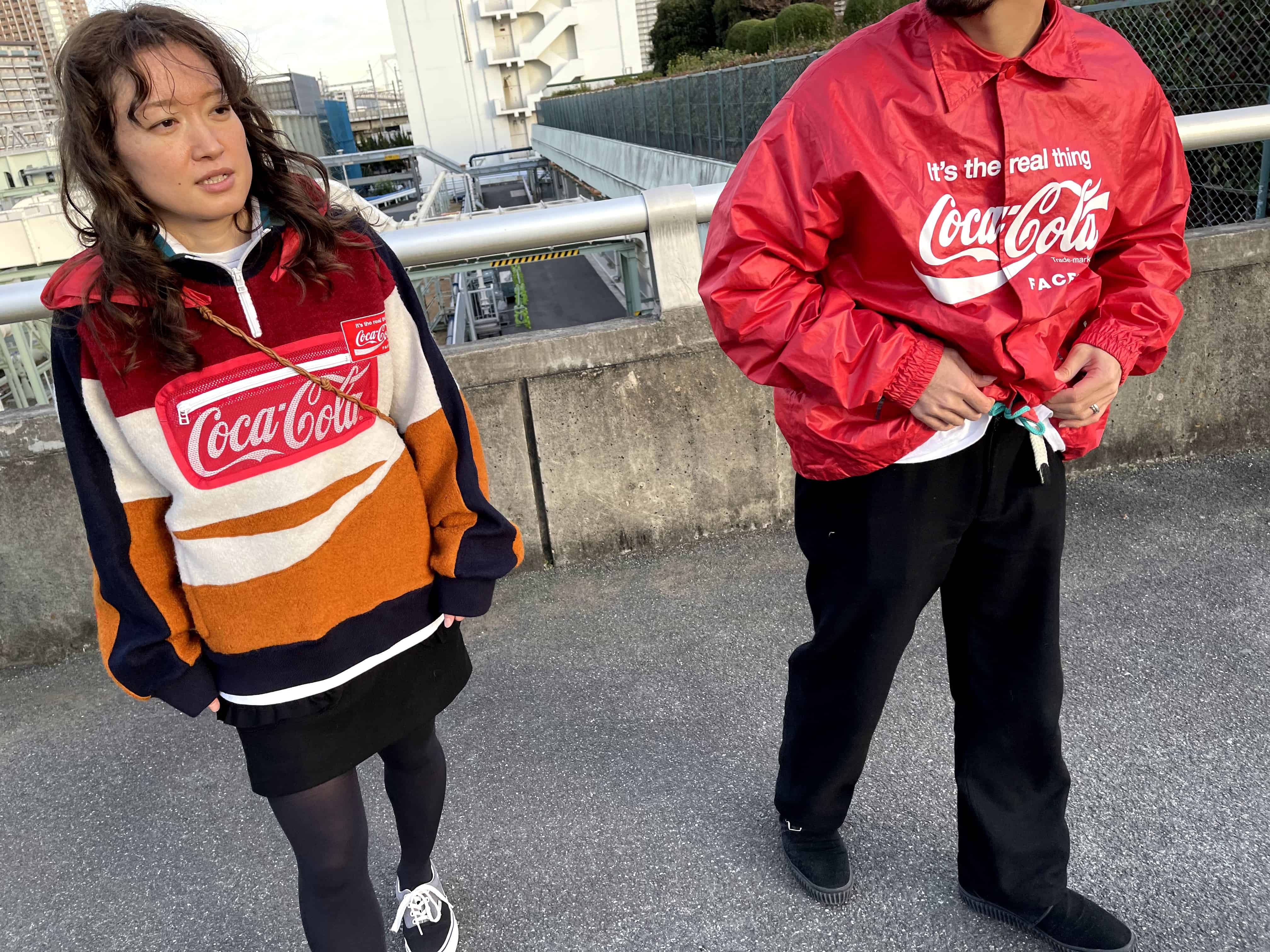 【美品】FACETASM×Coca Cola/ライン入り コーチジャケット