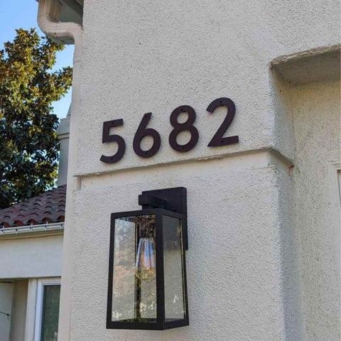 Classic Modern house number signs