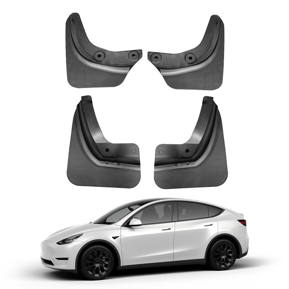 EVBASE Tesla Model 3 OEM Mud Flaps Splash Guards 4Pcs Fender Front and -  EVBASE-Premium EV&Tesla Accessories