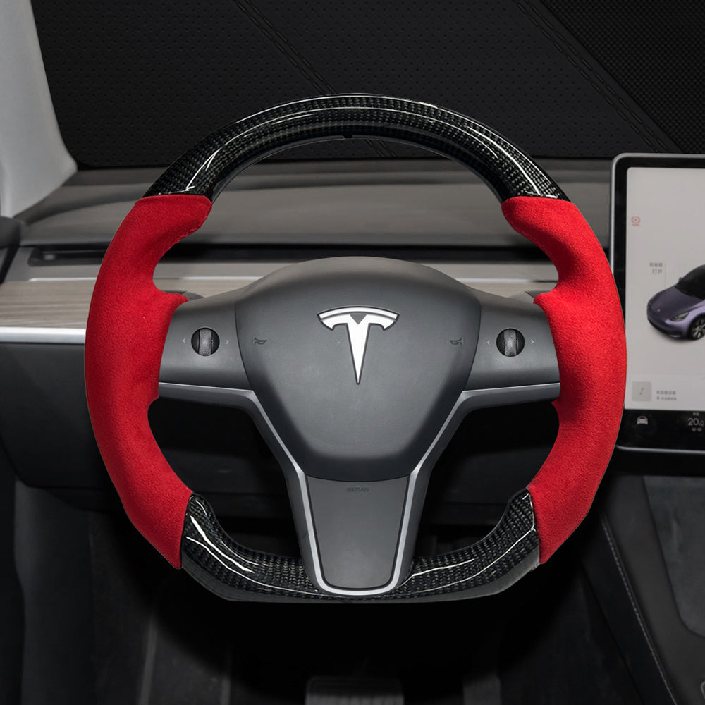 Tesla Model Y/Model 3 Custom Steering Wheel – FlamingHawk