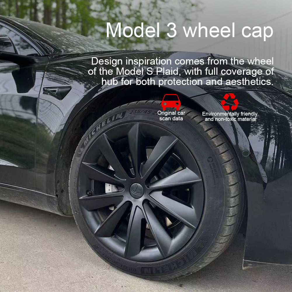 Tesla Model 3 Highland Wheel Covers 18inch Photon Wheel Caps