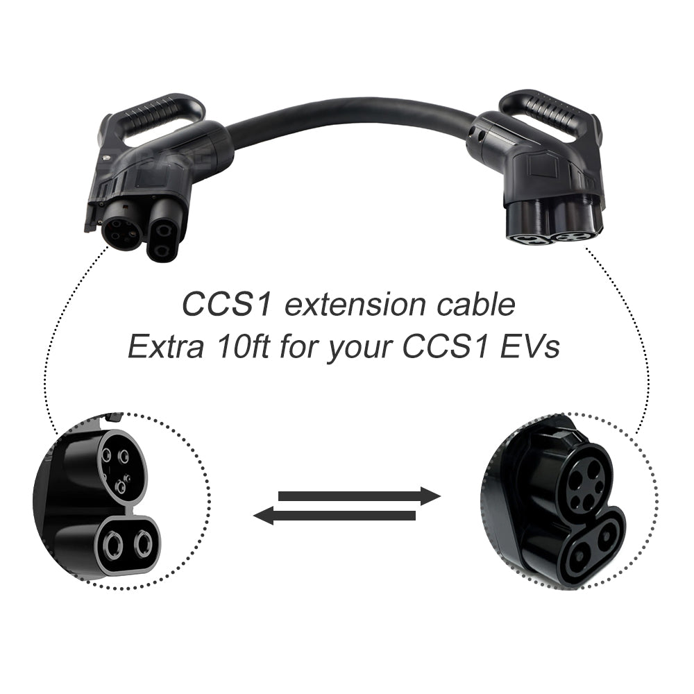 Tesla CCS Combo 1 Adapter CCS to Tesla For Model 3 Y X S 250KW Fast Ch -  EVBASE-Premium EV&Tesla Accessories