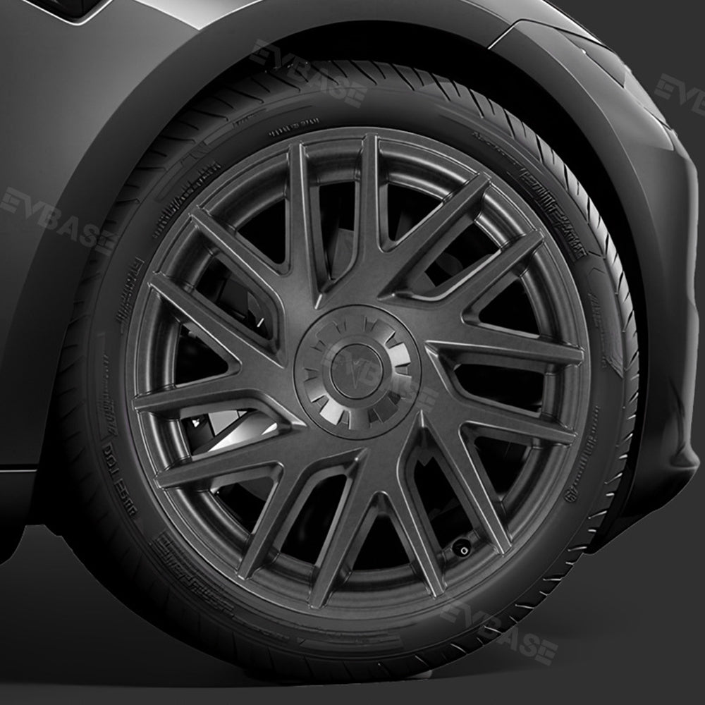 Tesla 2024 Model 3 housses de roue Highland pour capuchons de roue Photon  18 pouces - Model S Style de roue Tempest