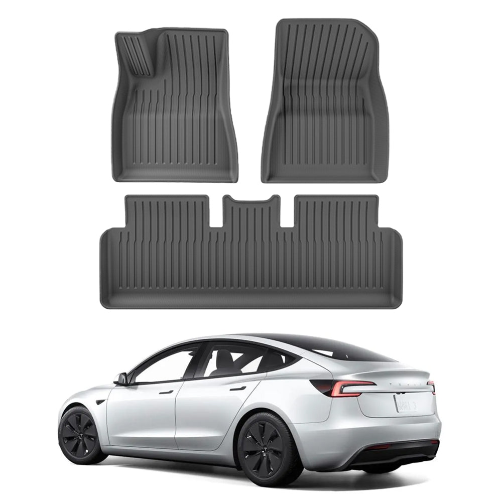 Für Tesla Modell 3 Highland 2021 & Modell y/3 2014-2018 Front Cargo Liner  unteren Stiefel Teppichs chutz dicke Flexi Tpe Kofferraum matten -  AliExpress