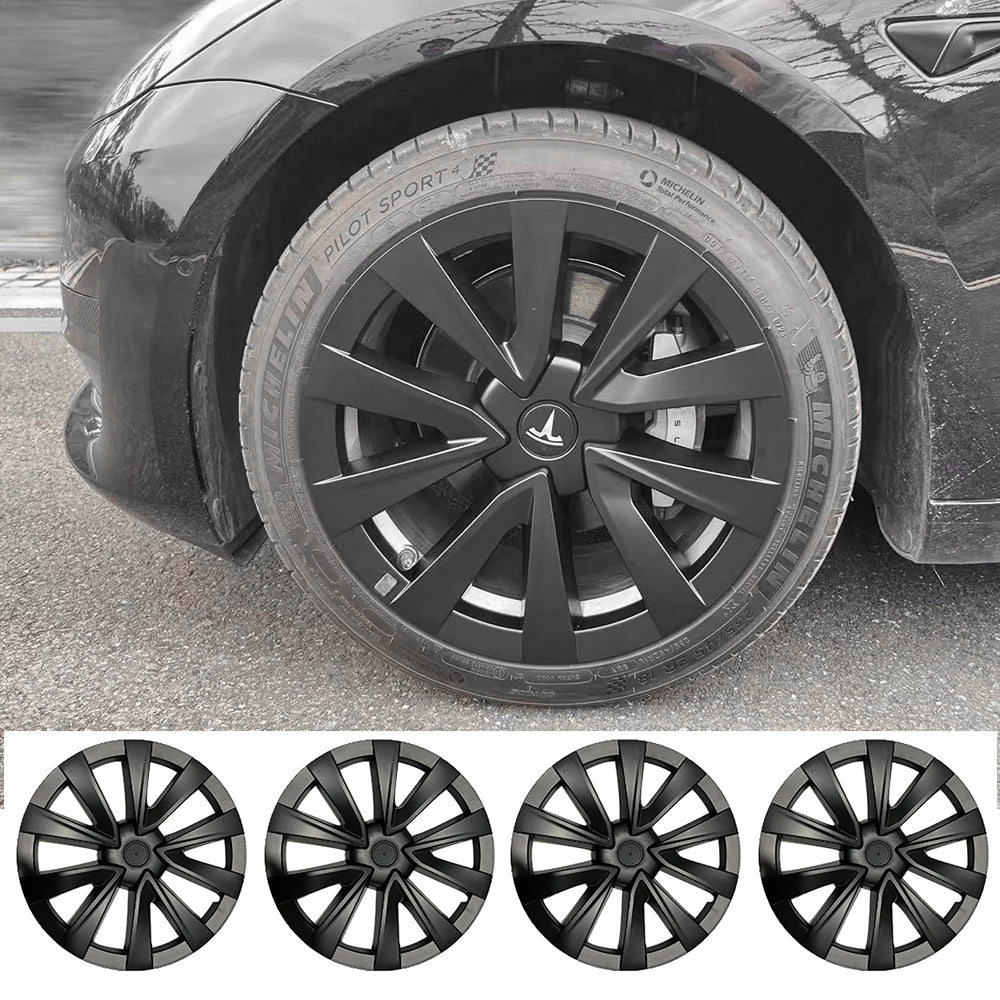EVBASE Tesla Model 3 Wheel Cover Hubcaps 18 Inch Aero Wheel Covers Rep -  EVBASE-Premium EV&Tesla Accessories