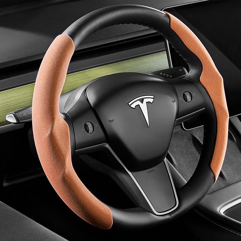 Tesla Model 3 Y Alcantara Suede Cover Set Center Console Armest