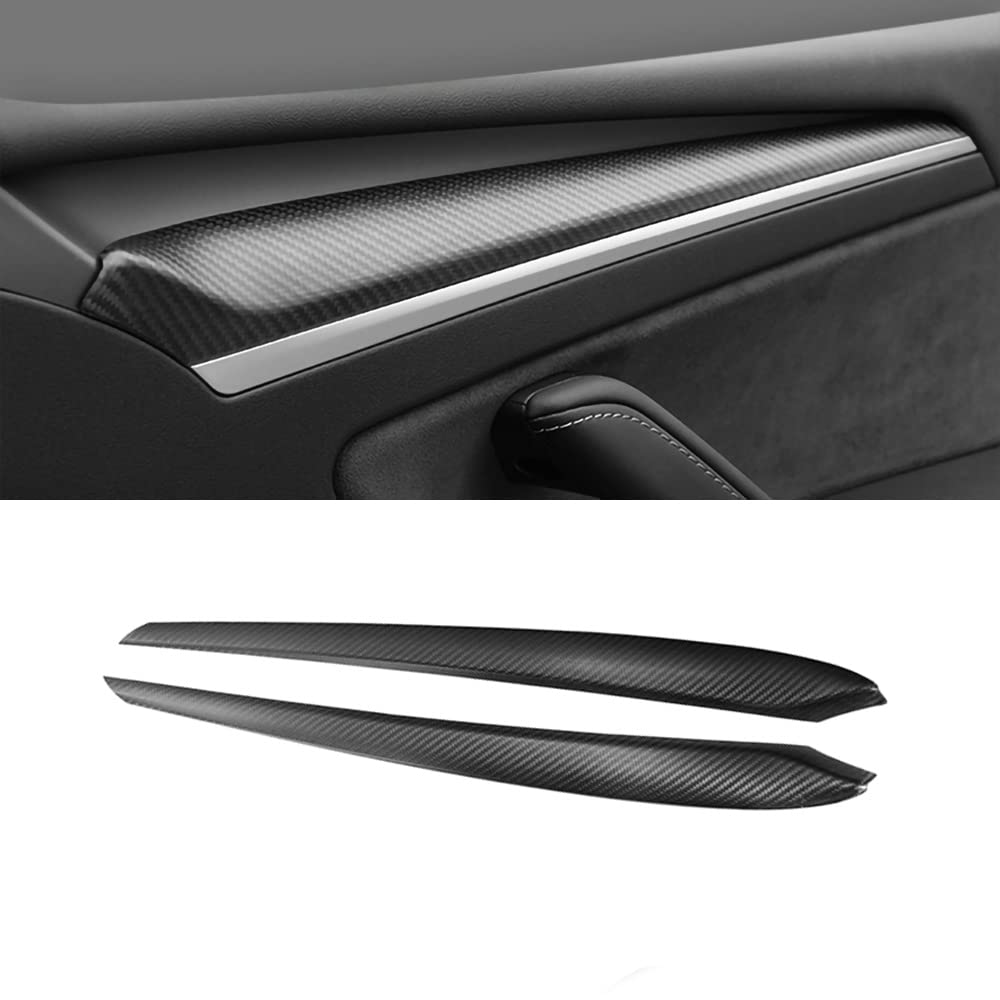 Carbon Style Rear Air Condition Vent Cover Trim 1pcs For Tesla Model 3  2018-2022/Model